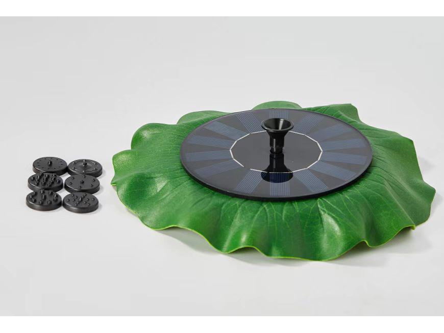 High-Power Solar Floating Pond Fountain for Oxygenation