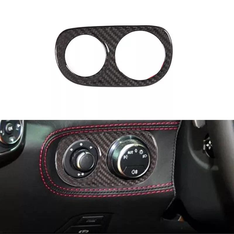 Echte Kohlefaser Für Ferrari 458 Italia 2011-2016 Auto VDA Druckschalterabdeckung Dekoration Auto Innenzubehör