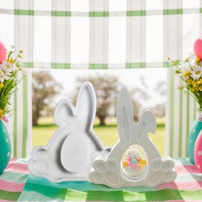 Bunny Silicone Mold Easter Rabbit Candy Mold For Resin Casting Exquisite Rabbit Molds Craft Supplies Resin Candle Mold For New