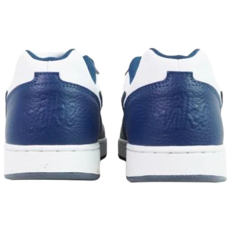 Nike EBERNON Slip Resistant Abrasion Resistant Low Top Skateboard Shoes Men's White Blue IF0847-141