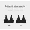 Front-Closure Push-Up Lace Bra for Small Busts - European & American Style, Wire-Free, Nude Feel, Plus Size Available