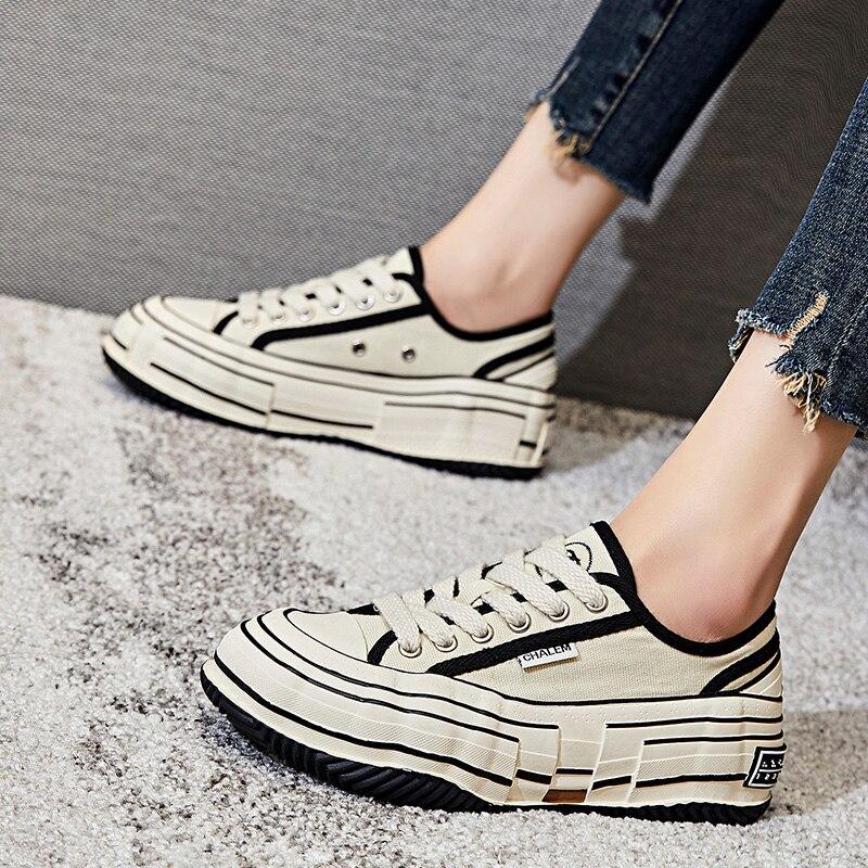 Canvas Zapatos de diseño de lujo para mujeres 2022 Spring Platform Sneakers  Women's Flats Heels Tenis Entrenadoras femeninas Mujer Vulcanize comprar a  buen precio — entrega gratuita, reseñas reales con fotos — Joom