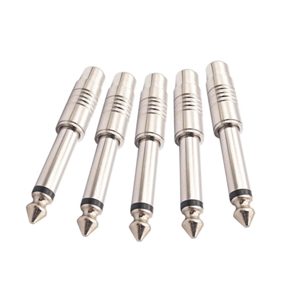 5Pcs Audio Adapters 6.5mm Male to Female Stereo Brand New Hot High Quality