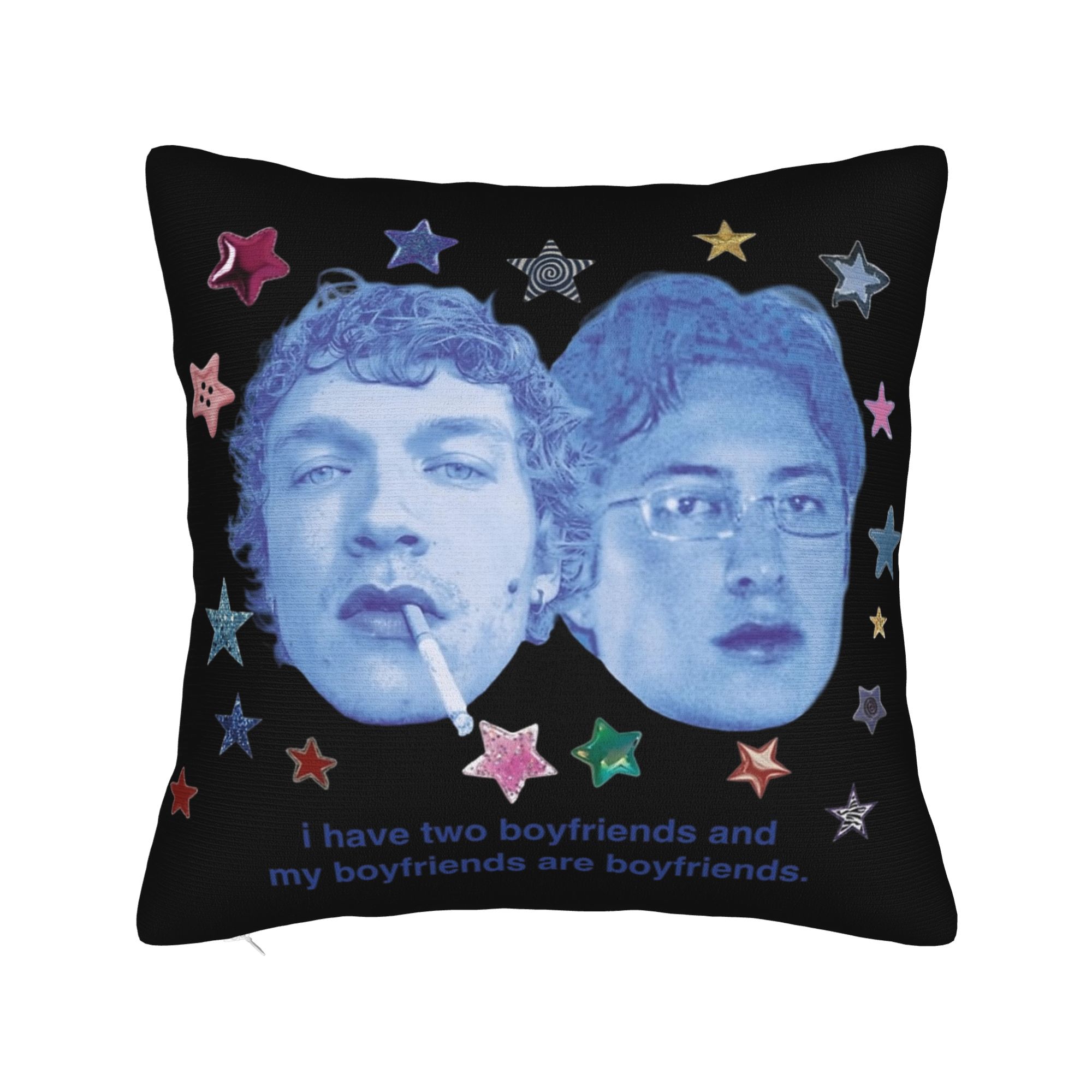 Helenal Unisex Heated Rivalry I Have Two Boyfriends Ilya Rozanov Shane Hollander Pillowcase Cushion Cover Gift Throw Pillow Case Cover Home