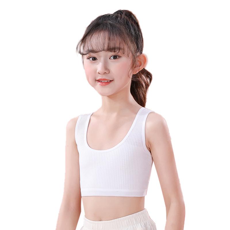 Anti-Protrusion Developmental Underwear: Girls' Tank Tops and Teen Bras for Students