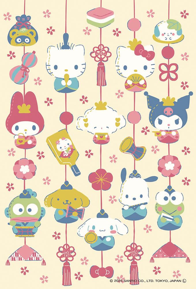 

Пазл Beverly 108 Куклы Хина Sanrio x 10 Изготовлен из Микро-Деталей, Персонажи, (14,7 см), Япония, M108-211