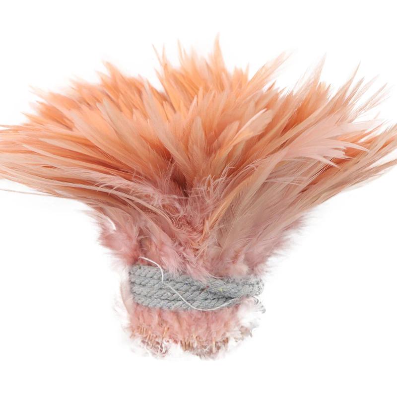 1 Roll Natural Pheasant Feathers for Crafts Jewelry Needlework Decoration Fly Tying Materials Chicken DIY Handicraft Accessories