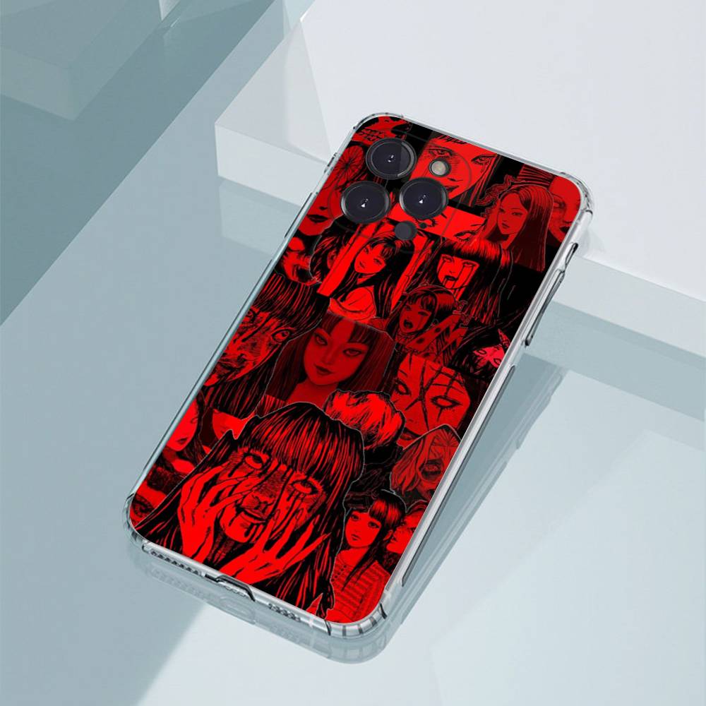 

K-Kawakami Tomie Phone Cases For iPhone17,16,15,14,13,12,11,Pro,Max,Plus Luxury Camera Protection Plastic iPhone13mini