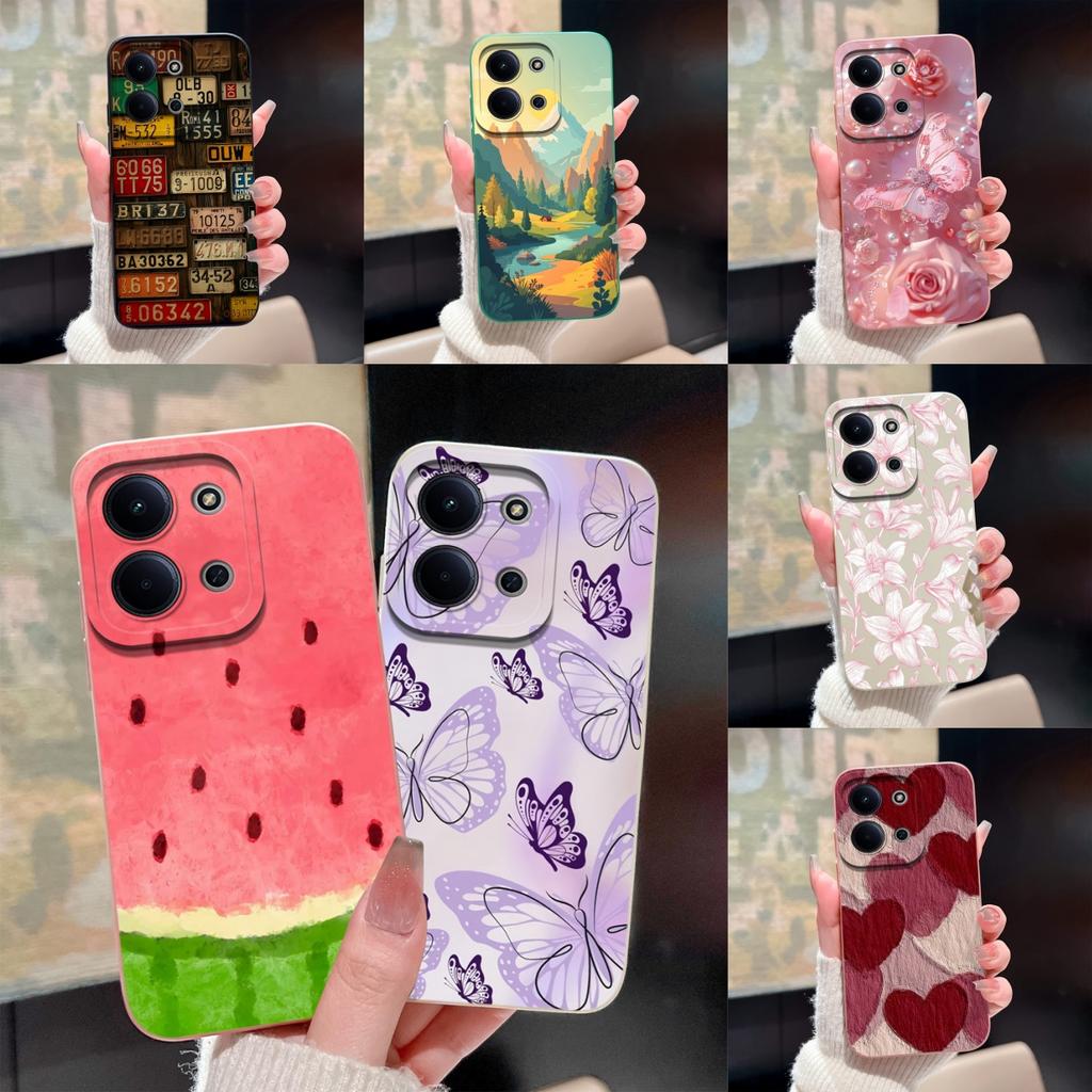 Case For Xiaomi Redmi 15C 14C 13C 12C Brilliant Flower Mountain Shockproof Protective Fashion Cover For Redmi15C Redmi14c Coque