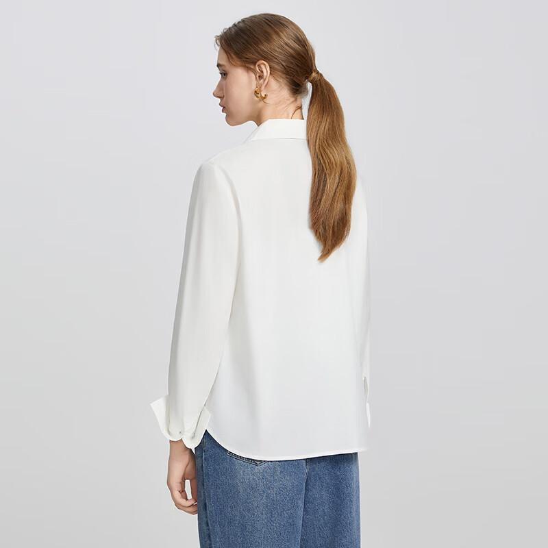 Women's Elegant Lapel Long-Sleeve Shirt