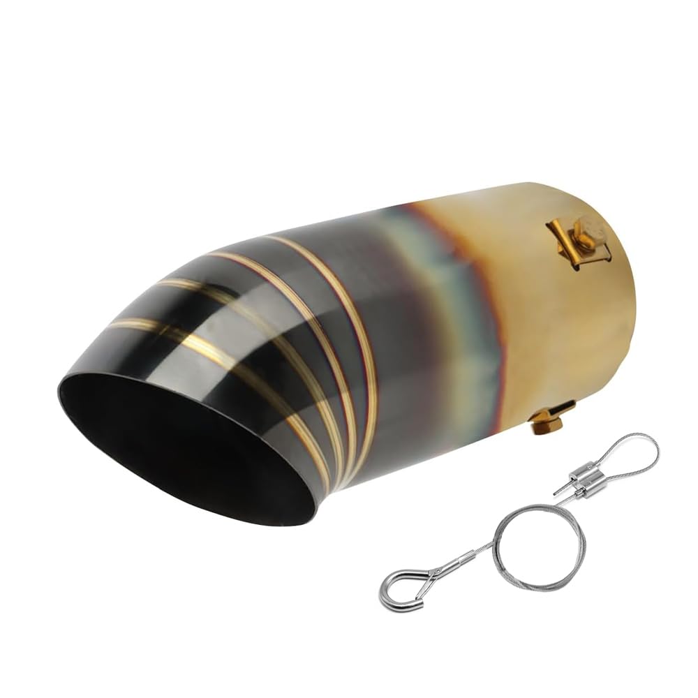 

srasakan Car Muffler Cutter, Straight Type, Square, 2.5 Inch Diameter, With Drop Prevention Wire,