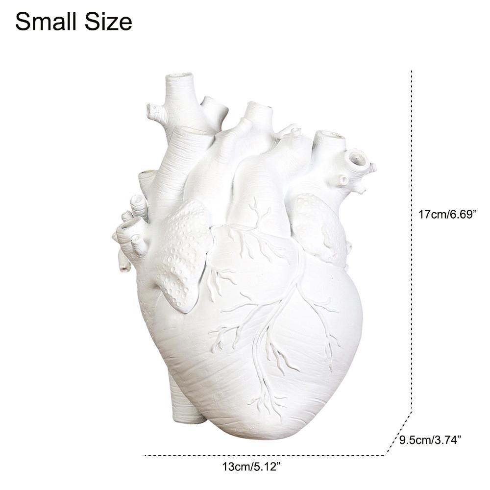 Anatomical Heart Shape Flower Vase Flower Pot Cachepot for Flowers Living Room Decoration Home Decor Ornament Gifts Nordic Decor