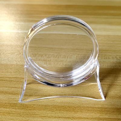 Acrylic Coin Capsule Box With Display Base Collectable Coin Holder Container Storage Box For Collection Supplies