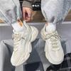Summer breathable men's shoes new spring sports white shoes mesh casual outdoor little white dad mesh shoes platform trendy shoes