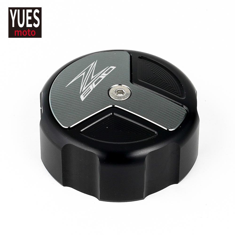 Motorcycle Accessories CNC Front & Rear Brake Fluid Cylinder Master Reservoir Cover Cap For KAWASAKI Z800 2013 2014 2015