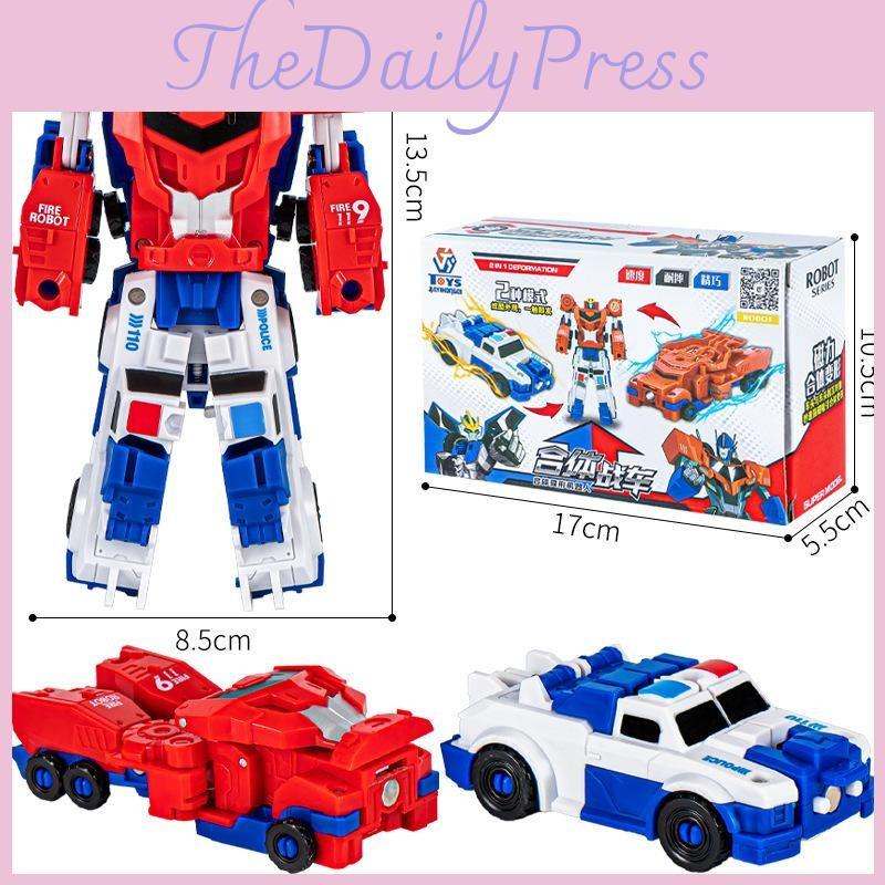 Two In One Magnetic Deformation Battle Car Model With Force Control Features