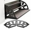 Three Layer Shoes Drawer Cabinet Hinge Flip Frame Heavy-Duty Stainless Steel Black Flip Frame Hardware Shoe Storage Assembly