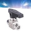 Straight In Ball Valve 304 Stainless Steel Quick Twisting Ball Valve for Water Air Pipe(8 X 6mm )