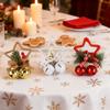 Christmas Bell, 1pcs Christmas Tree Pendant Pentagram Bells for Christmas Tree Ornaments for DIY Christmas Holiday Party Decor