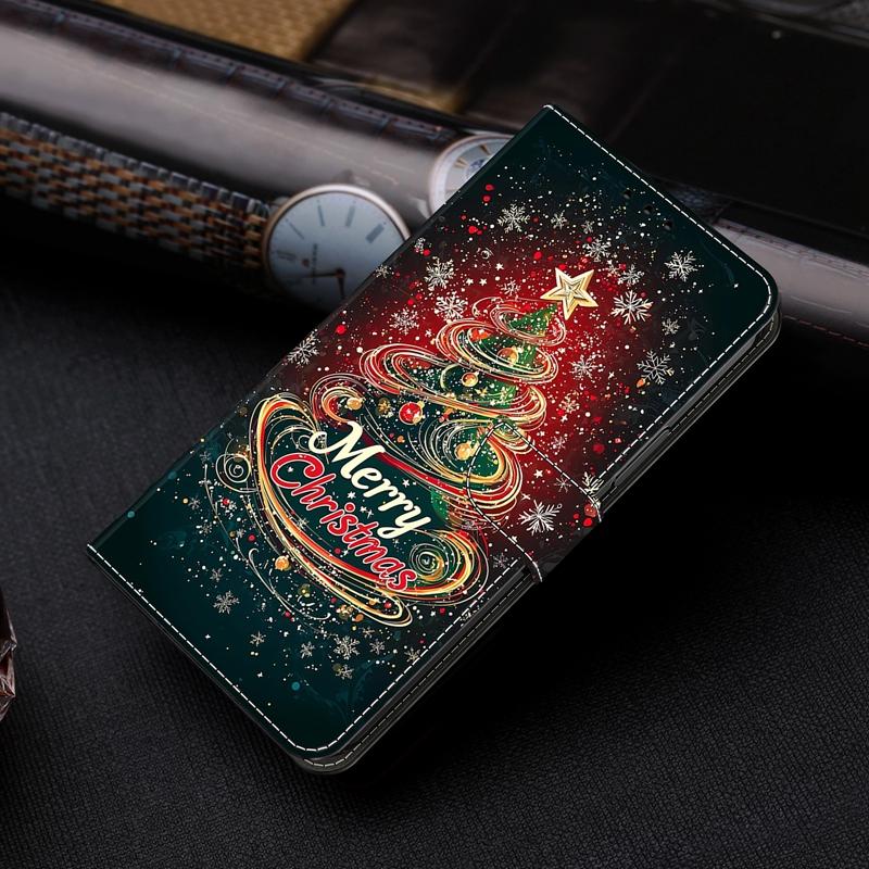 Flip Phone Case for Funda Samsung Galaxy A57 A37 A27 A17 A07 A56 A36 A26 A16 A06 5G 4G Cute Painted Leather Wallet Holder Cover