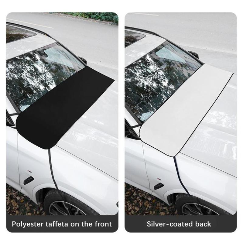 Copertura Parabrezza Auto Universale M/L Foglie Ghiaccio Neve Rete Protezione Tenda Parasole Canale Pioggia Tergicristallo Copertura Polvere