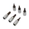 For Torx Bit Set for T10 T40 6 Piece 1/4 inch Hex Shank Made of Chrome Vanadium Steel for Reliable Performance
