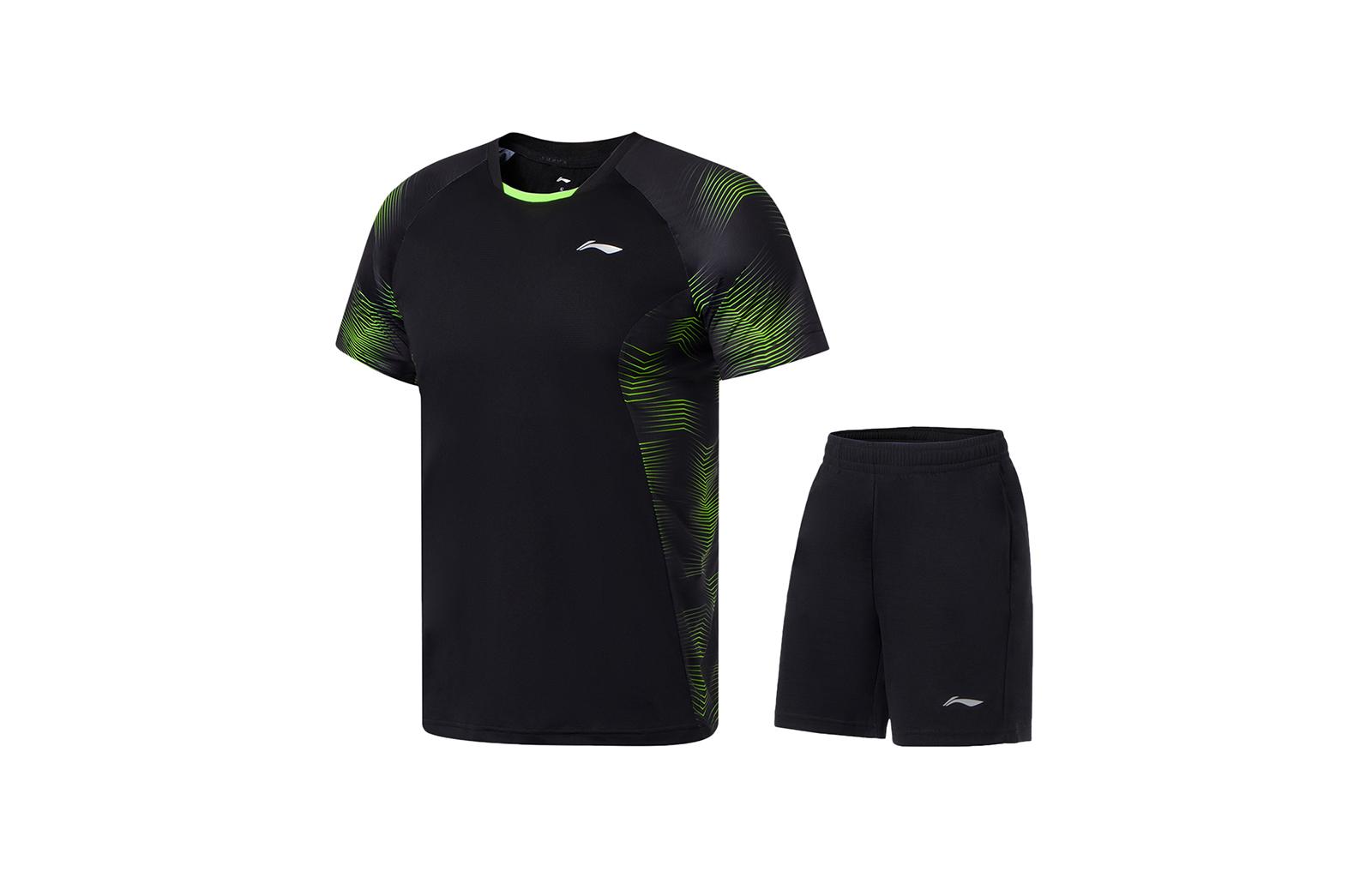 Коллекция бадминтона Li Ning Повседневная спортивная одежда Мужская AATQ111-4 L