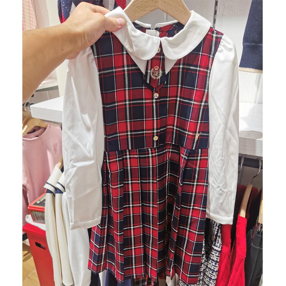 Tessuto a Quadri Scozzesi Classico ed Elegante, Spessore Medio, Poliestere e Cotone, 1-3 Iarde, per Cucire Gonne da Donna, Tessuto Tartan di Designer