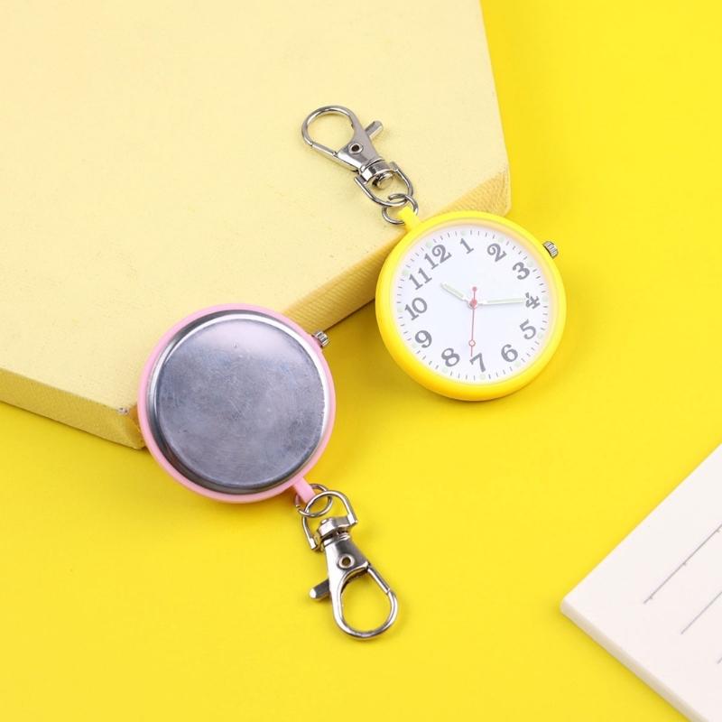 Portable Anti Shock Digital Keychain Timepiece For Outdoor Enthusiasts Seniors Traveler Lightweight Wearable Accessory