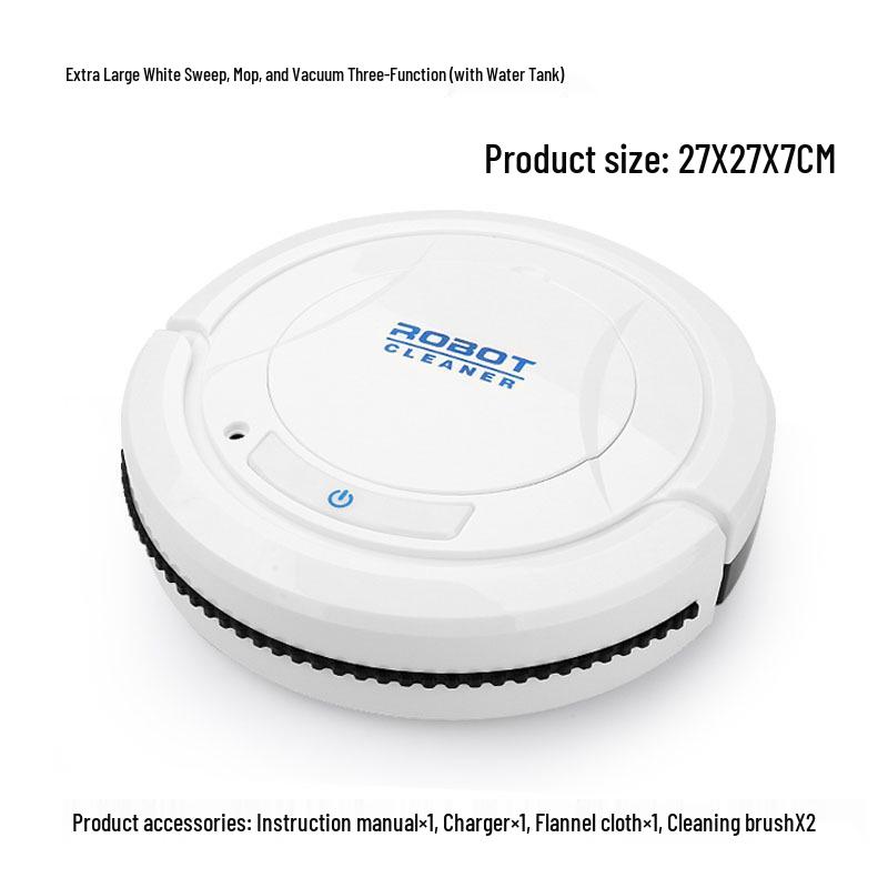 

Розумний пилосос подвійного призначення: Робот-пилосос з функцією вологого прибирання - 3-в-1: прибирання, всмоктування та миття підлоги