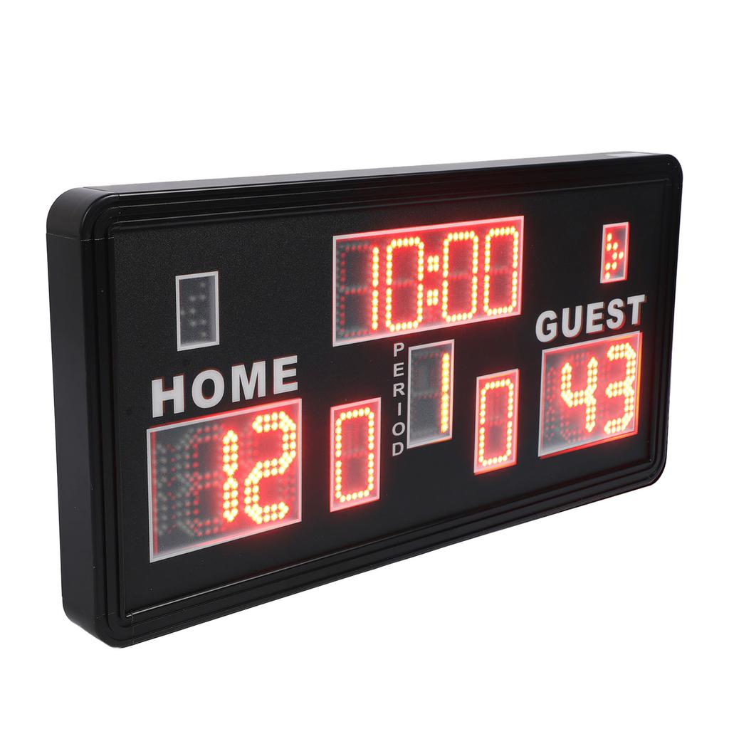 Electronic Basketball Scoreboard Timer LED Multifunctional Countdown Timer Clock Score Keeper 100 To