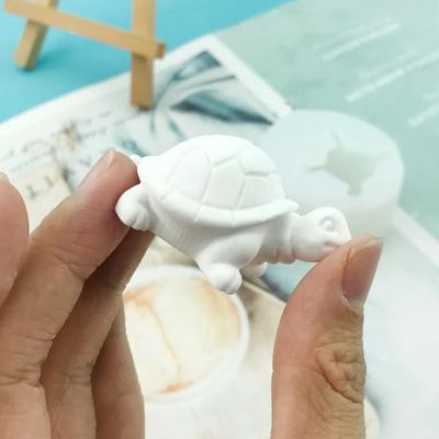 Neue 3D-Silikonform Schildkrötenform Gips Ton 3D-Schildkrötenform Harzkunst Kristall Epoxidharzform Zuhause