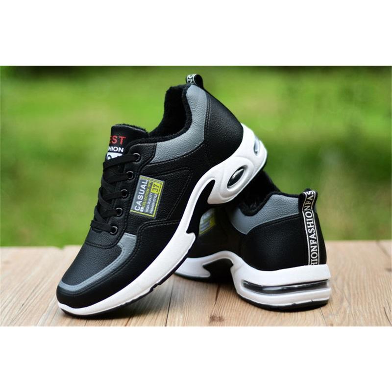 Sportschuhe Herren Wasserdichte Lederschuhe Herren Low-Cut Casual Laufschuhe