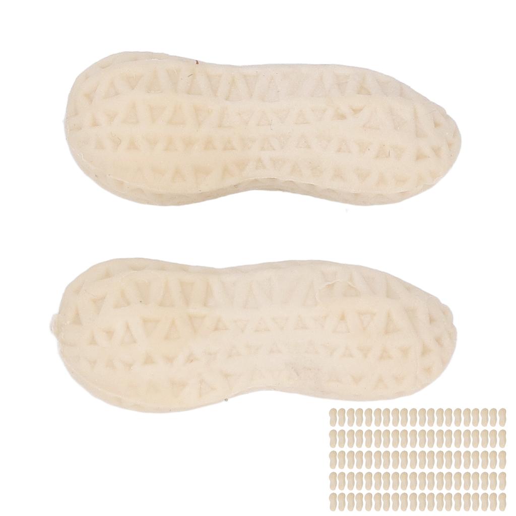 100pcs Peanut Eraser for Student Cute Peanut Look Safe Harmless Portable PTR Cartoon Pencil Erasers Cute Erasers for