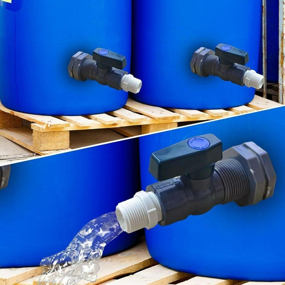 Thread Seal Tape Rain Barrel Faucet Valve Kit Hard Garden Diverter Kit Garden Barrel