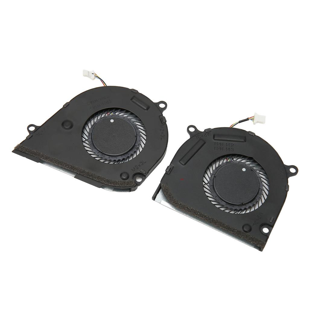 Laptop Cooling Fan 4 Pin Replacement Cooler Fan for HP ENVY X360 15 DS 15 DR 15M DS 15M DS0011DX CPU+GPU
