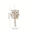 1PC Owl Handwoven Tapestry Wall Decor Bohemian Nordic Style Home Decor Tapestry Cotton Rope Suitable for Gifts for Friends, Colleagues and Family