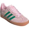 adidas Gazelle J Clear Pink Court Green Παιδικά Αθλητικά Παπούτσια Bliss-Pink JP7128