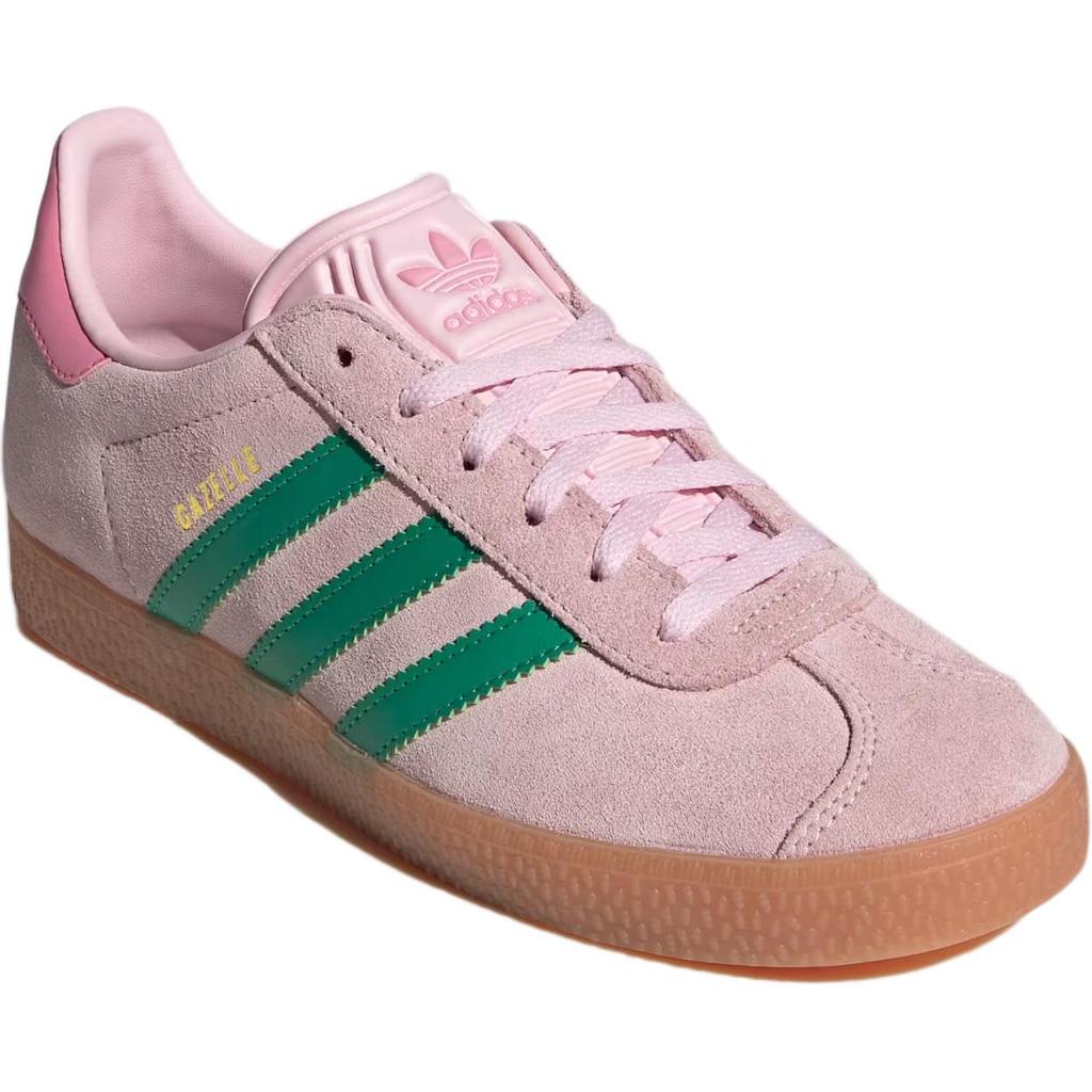 adidas Gazelle J Clear Pink Court Green Παιδικά Αθλητικά Παπούτσια Bliss-Pink JP7128