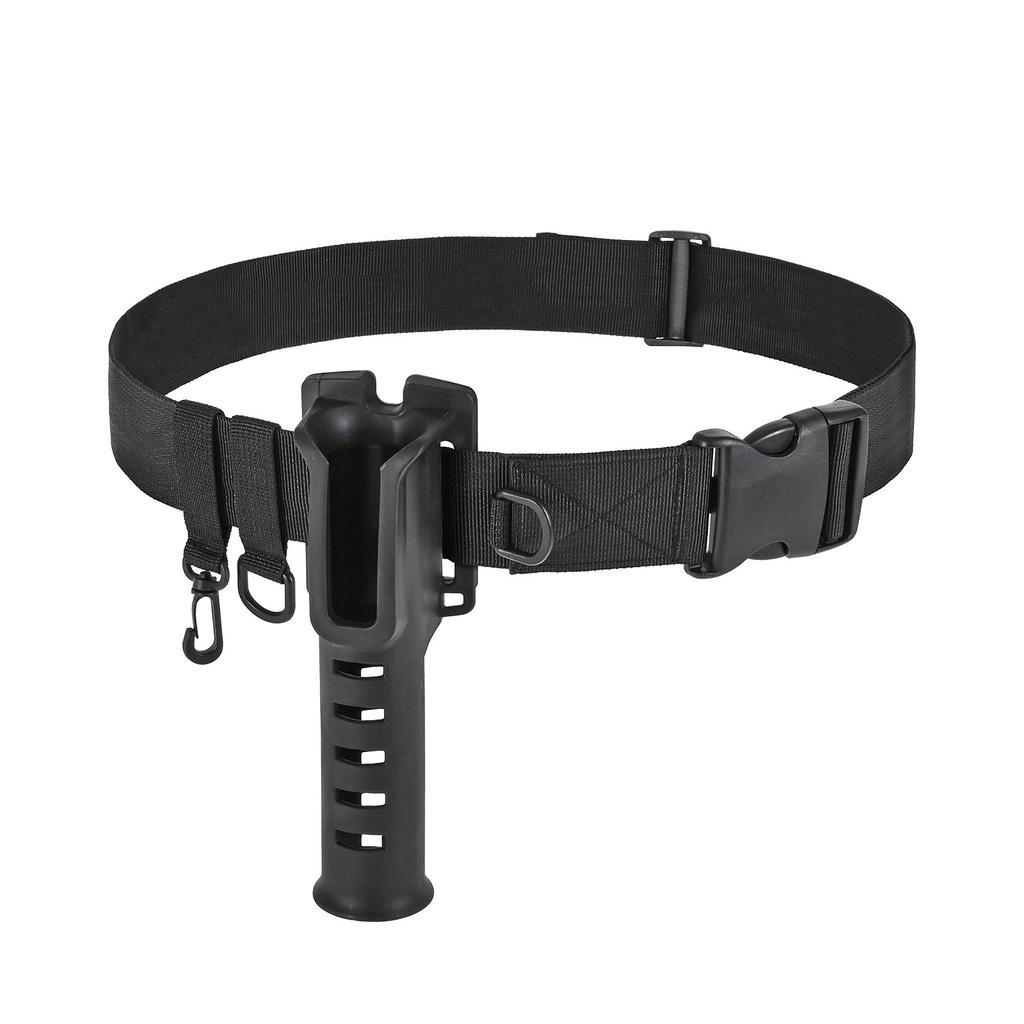 Portable Belt Rod Holder Fishing Gear Tackles Accessories Adjustable Waist Fishing Rod Holder Fishing Rod Pole Inserter