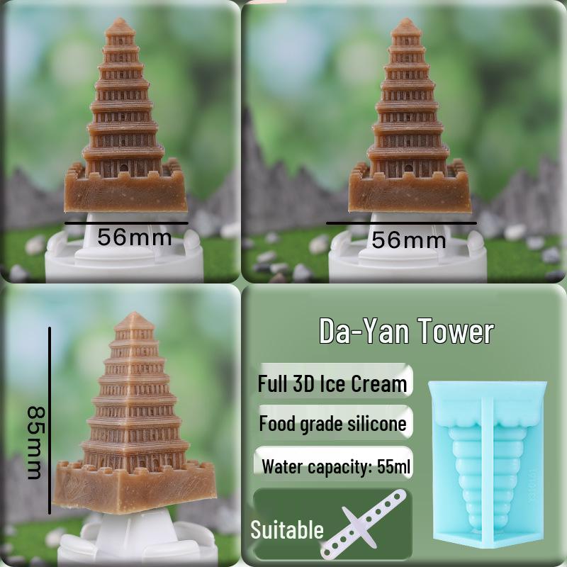 Xi'an Silicone Mold for Creative Desserts: Ice Cream, Mousse, Chocolate, Ice Cubes, Mooncakes, Pastries, Jelly, Plaster, and Grinding.