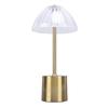 Portable Crystal LED Desk Lamp 3 Levels Brightness Touch Control Dimmable Bedside Lamp for Home Dini