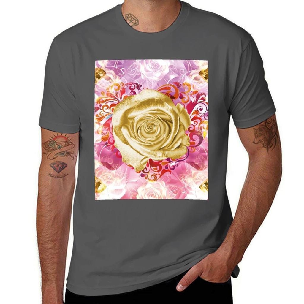 Mary Magdalene Celestial Rose Tshirt Minimalist Casual Short Sleeve Top Tshirt