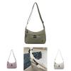 Nylon Small Square Bag Waterproof Canvas Casual Shoulder Phone Purse For Daily Use