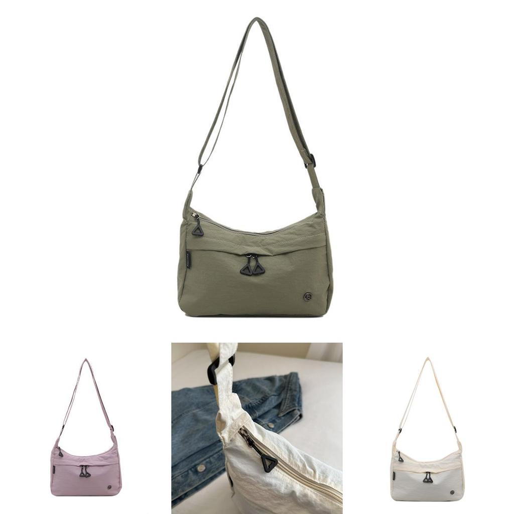 Nylon Small Square Bag Waterproof Canvas Casual Shoulder Phone Purse For Daily Use