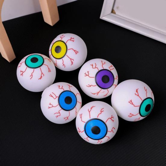 2Pcs Flexible Stylish Amusing Vivid Skeleton Head Sensory Toy Stress Reliever