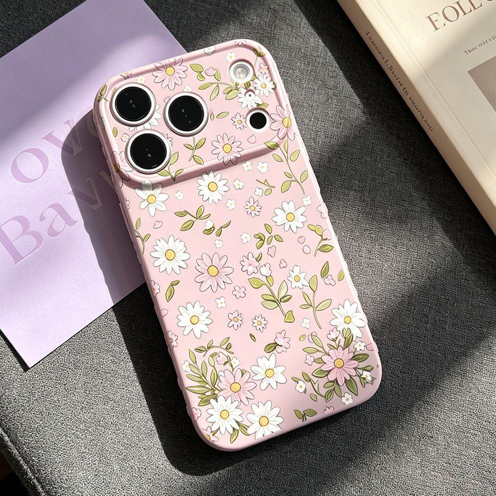Daisy Floral Print Drop-Proof Case for iPhone 17/17 Pro Max