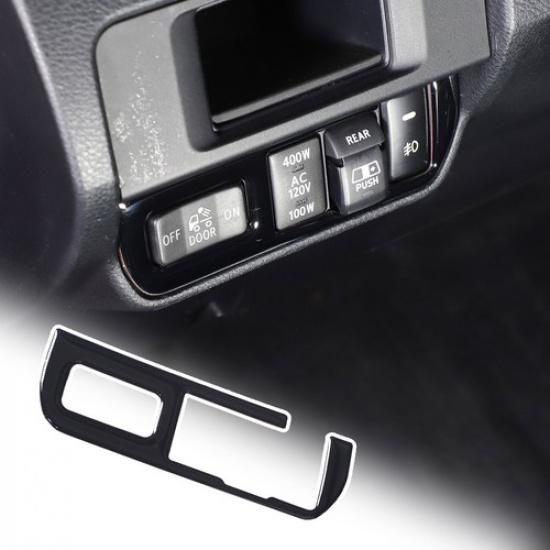 Glossy Piano Black Car Trunk Switch Trim Cover Sticker For Toyota Tacoma 2016-22
