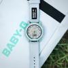 Casio Baby-G Shockproof Waterproof Casual Trendy Eco-Friendly Pet Tent Theme Quartz Movement Fabric Strap Watch Women watches Blue BGA-310C-3APRC