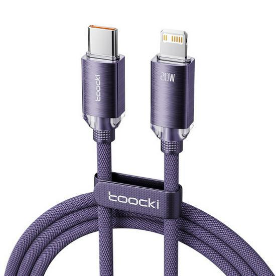 Tuqi PD100W Fast Charging Aluminum Alloy Dual Type-C Braided Data Cable for Huawei, Apple, and other 15 Mobile Phones.